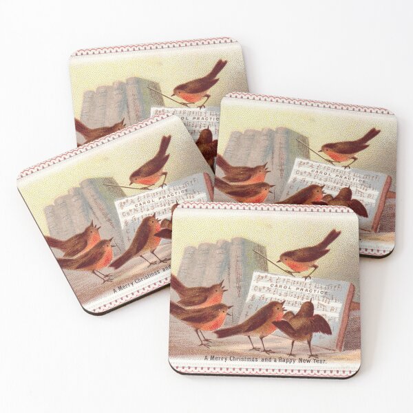 Item preview, Victorian Christmas Caroling Birds designed and sold by forgottenbeauty.