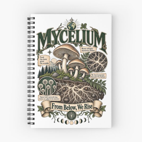 Item preview, Mycelium From Below We Rise designed and sold by choudane.