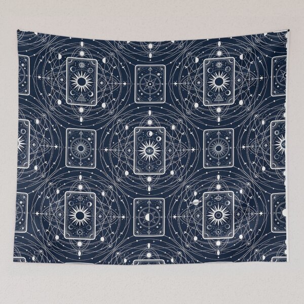 Item preview, Celestial Tarot Cards Mystic Night Pattern designed and sold by Owcomm.