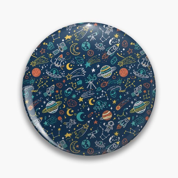 Item preview, UFO Cute Hand Drawn Doodle Seamless Pattern Collection designed and sold by ART ATTACK ZONE.