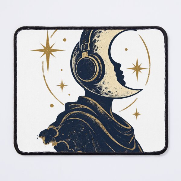 Item preview, Night Listening Headphone Listener Art designed and sold by S06PMarketing.