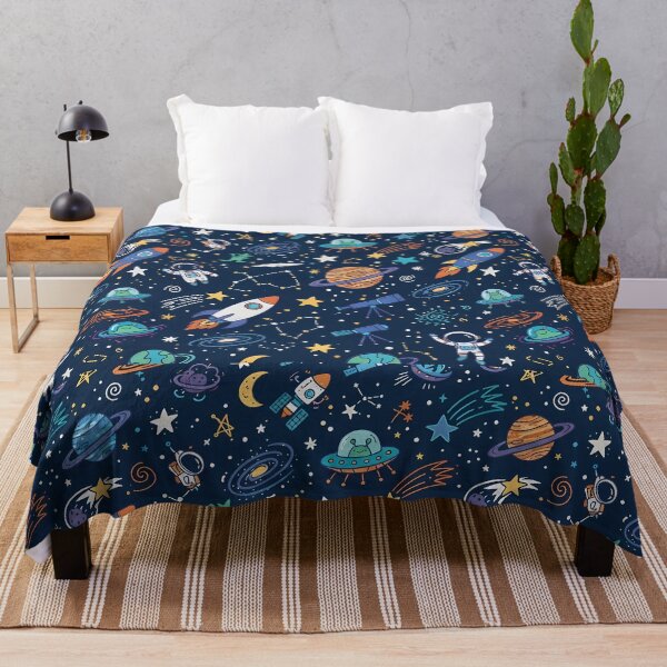 Item preview, Aliens Cute Hand Drawn Doodle Seamless Pattern Collection designed and sold by ART ATTACK ZONE.