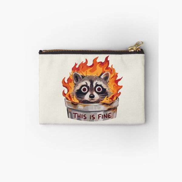 Item preview, Dumpster Fire Raccoon This Is Fine designed and sold by Gkinoki.