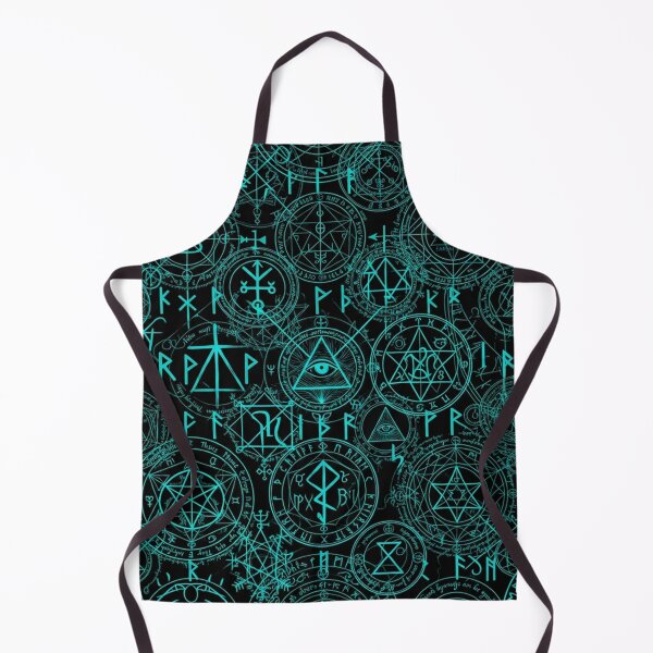 Item preview, Mystical Glowing Runes and Occult Symbols Pattern designed and sold by Owcomm.