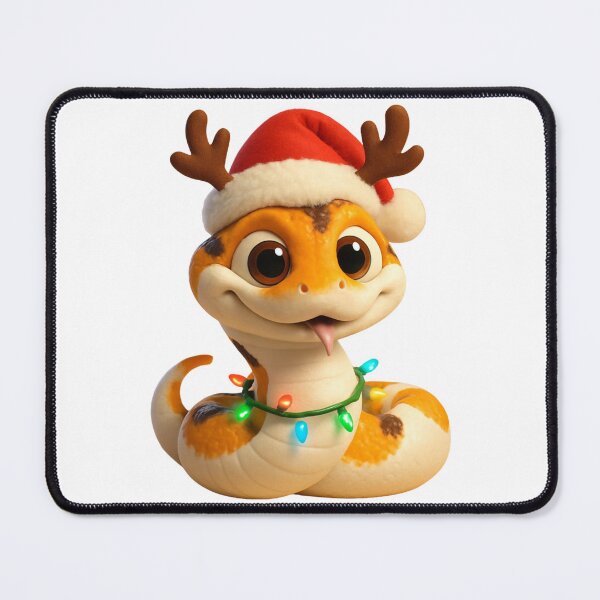 Item preview, Pied Ball Python Christmas designed and sold by Sillytoe.