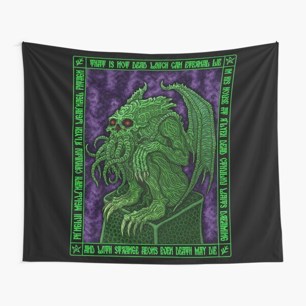 Cthulhu Icon - Azhmodai 2018 Tapestry