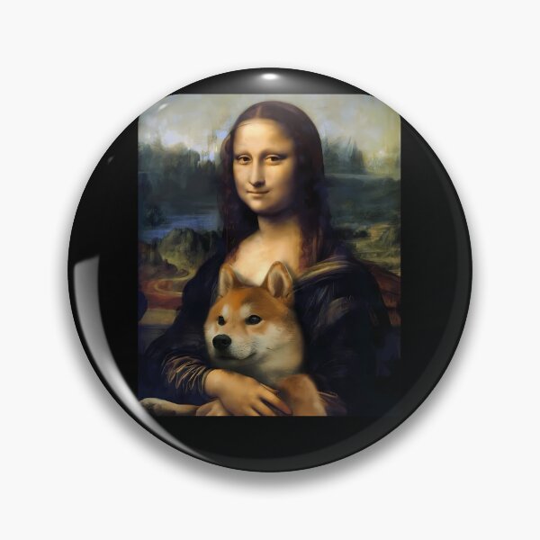 Item preview, Shiba Inu Mona Lisa designed and sold by talbothwkadi.