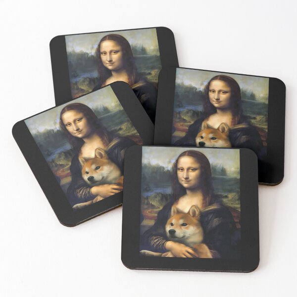 Item preview, Shiba Inu Mona Lisa designed and sold by talbothwkadi.