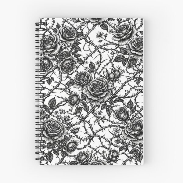 Item preview, Dark Gothic Rose Garden Thorns Pattern designed and sold by Owcomm.