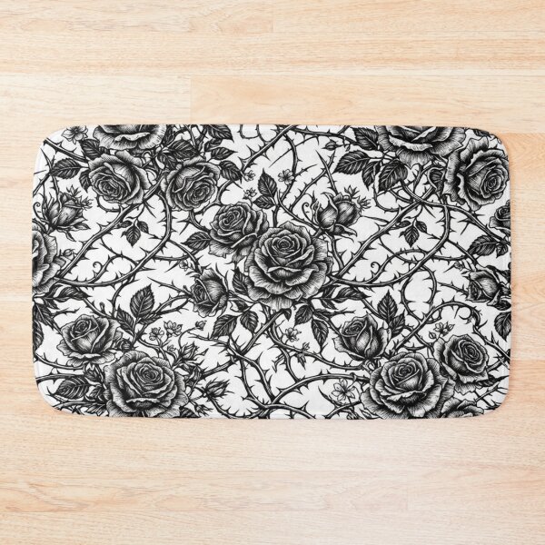 Item preview, Dark Gothic Rose Garden Thorns Pattern designed and sold by Owcomm.