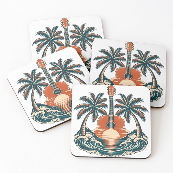 Item preview, Sunset Strings Tropical Rock Art designed and sold by S06PMarketing.