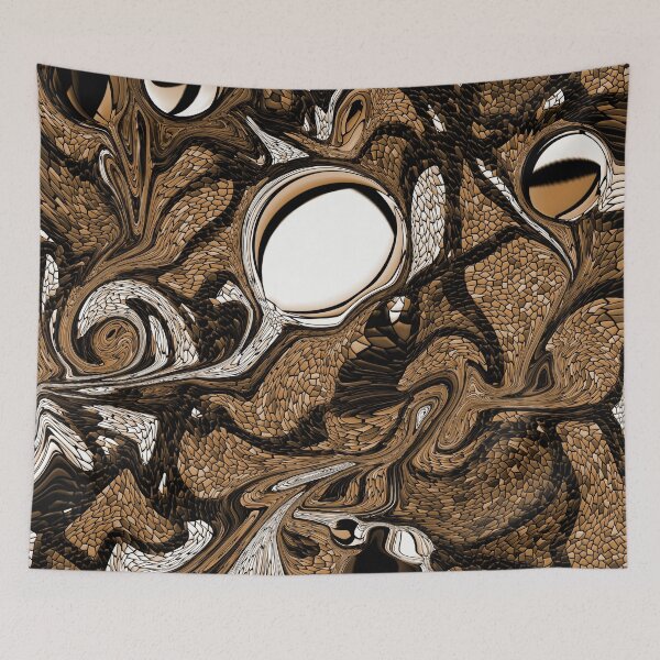 Item preview, Bronze Mosaic Flower Abstract Design designed and sold by Jessielee72.