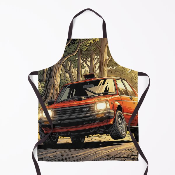 Item preview, Toyota Starlet KP61 Retro Rally Forest Car Art designed and sold by Racing Art Store.