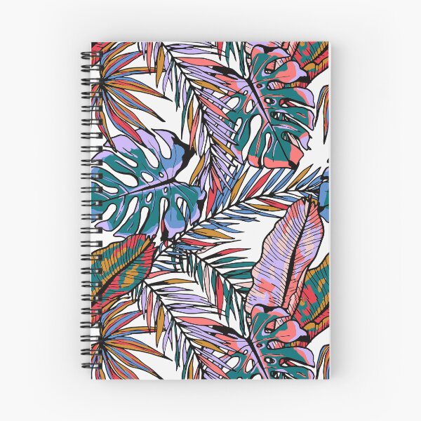 Item preview, Tropical Pop — Colorful Monstera & Palm Leaf Pattern designed and sold by RAIID.