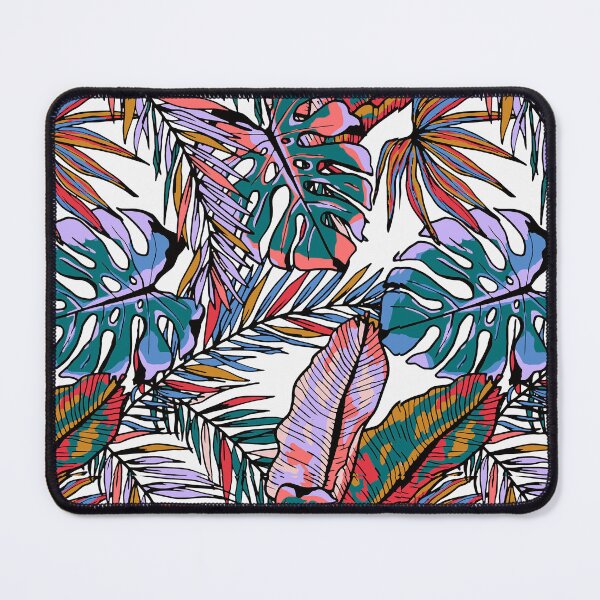 Item preview, Tropical Pop — Colorful Monstera & Palm Leaf Pattern designed and sold by RAIID.