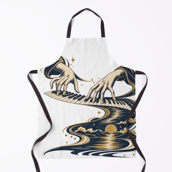 Item preview, Ivory Drift Piano Player Art designed and sold by S06PMarketing.