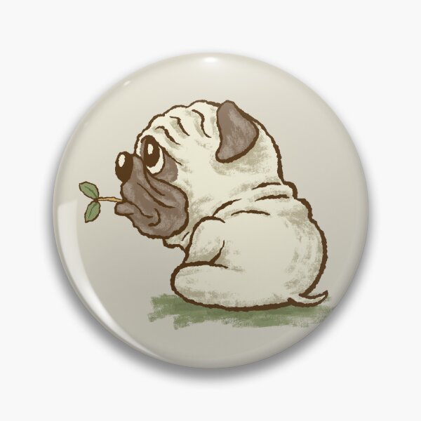 Item preview, A Pug and Two Leaves designed and sold by Toru Sanogawa.