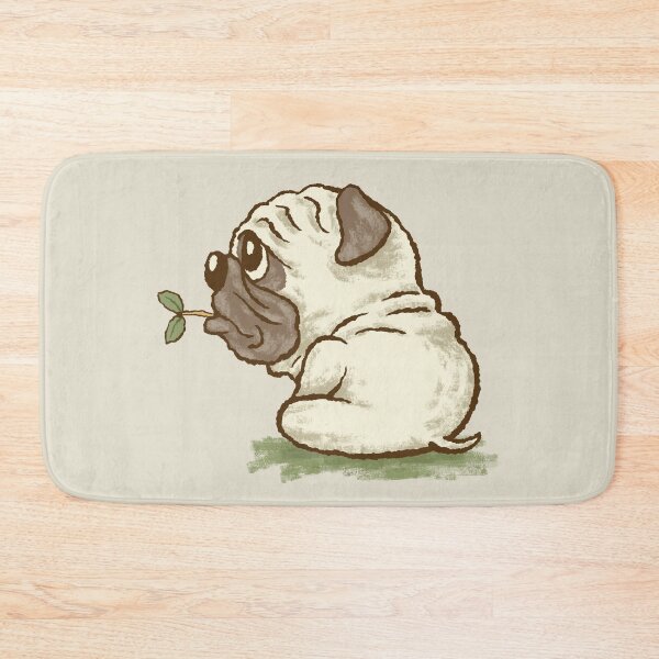 Item preview, A Pug and Two Leaves designed and sold by Toru Sanogawa.