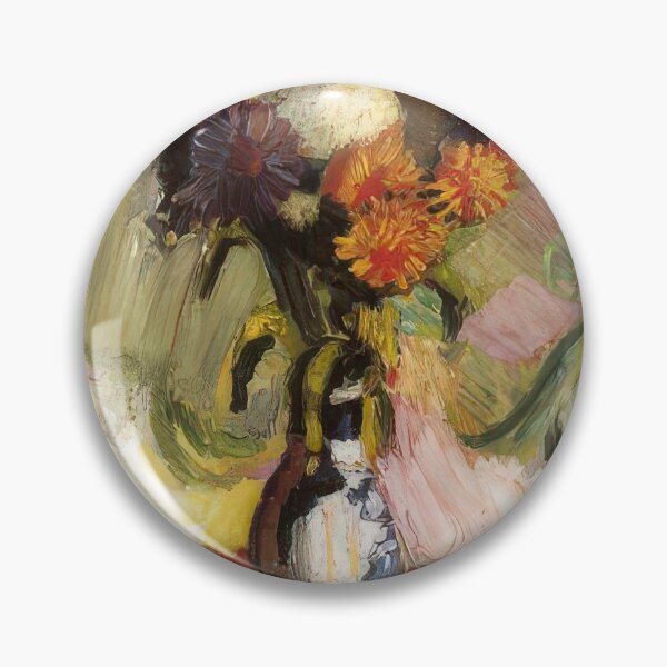 Item preview, Chrysanthemums in a chinese vase 1902 designed and sold by VeilOfPigments.