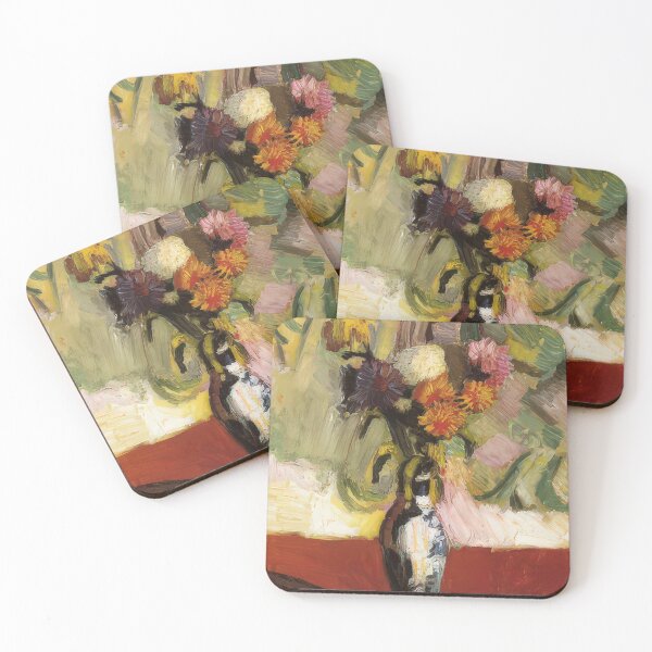 Item preview, Chrysanthemums in a chinese vase 1902 designed and sold by VeilOfPigments.