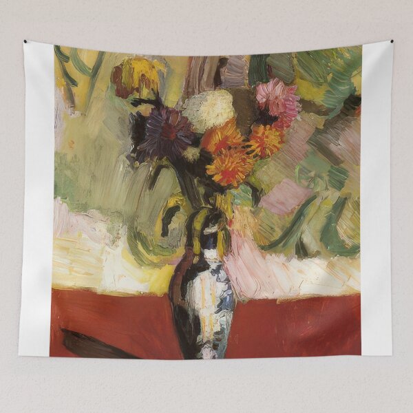 Item preview, Chrysanthemums in a chinese vase 1902 designed and sold by VeilOfPigments.