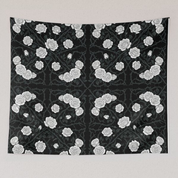 Item preview, Dark Gothic Rose Garden Floral Pattern designed and sold by Owcomm.