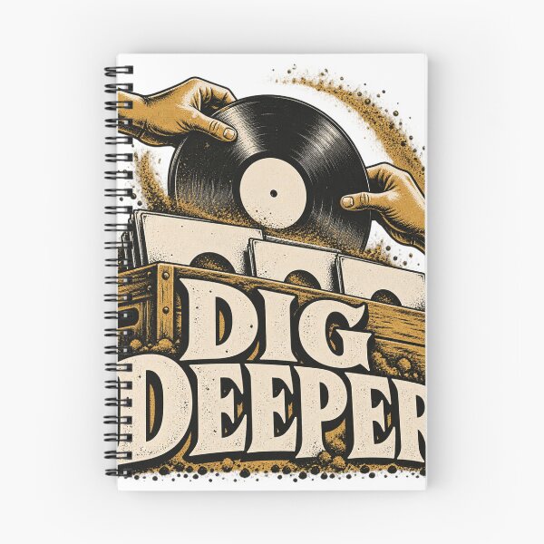 Item preview,  Crate Excavator Record Collector Art designed and sold by S06PMarketing.
