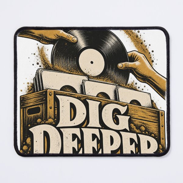 Item preview,  Crate Excavator Record Collector Art designed and sold by S06PMarketing.