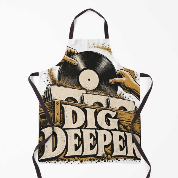 Item preview, Crate Excavator Record Collector Art designed and sold by S06PMarketing.