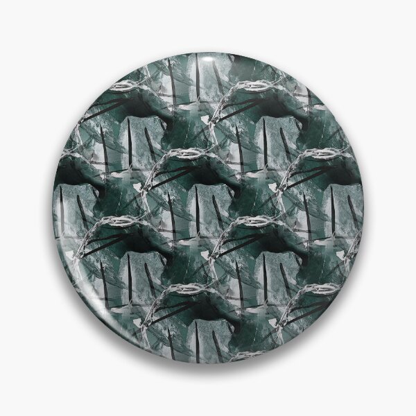 Item preview, Grunge White Circle Pattern on Teal designed and sold by Artistestella.