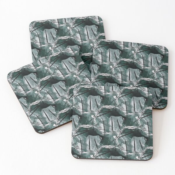Item preview, Grunge White Circle Pattern on Teal designed and sold by Artistestella.