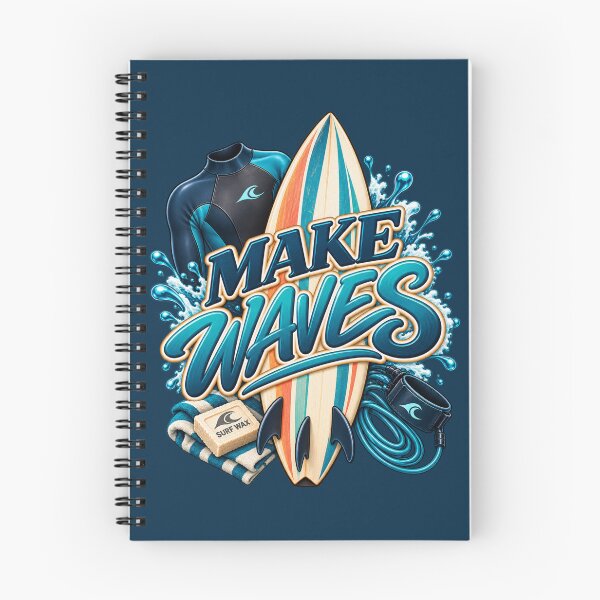 Item preview, Make Waves – Motivational Surf Design designed and sold by HO•Designs.