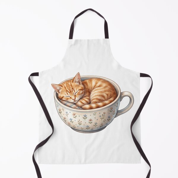 Item preview, Sleepy Orange Tabby Cat Curled Inside - Cozy Design designed and sold by larbimalki.