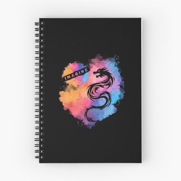 Item preview, Imagine Colorful Dragon Silhouette Watercolor Fantasy Design designed and sold by Ostericaimusa.