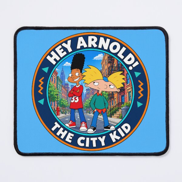 Artikelvorschau, Hey Arnold! The City Kid Retro-Abzeichen – Hey Arnold! Anime-Zeichnung im 90er-Jahre-Stil entworfen und verkauft von killem667.