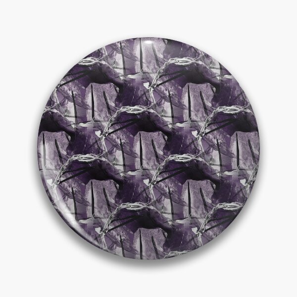 Item preview, Grunge White Circle Pattern on Purple designed and sold by Artistestella.