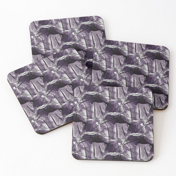Item preview, Grunge White Circle Pattern on Purple designed and sold by Artistestella.
