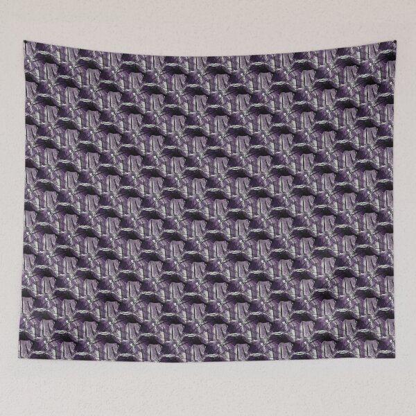 Item preview, Grunge White Circle Pattern on Purple designed and sold by Artistestella.