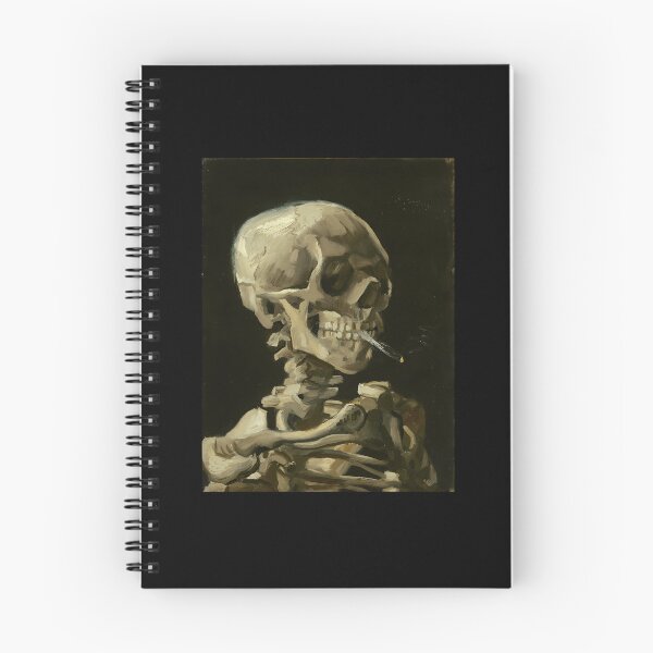 Item preview, Skull Of A Skeleton With Burning Cigarette By Vincent Van Gogh designed and sold by figlertusirk.