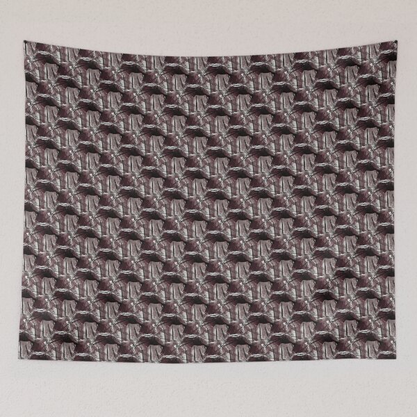 Item preview, Grunge White Circle Pattern on Maroon designed and sold by Artistestella.