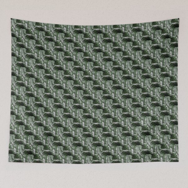 Item preview, Grunge White Circle Pattern on Green designed and sold by Artistestella.