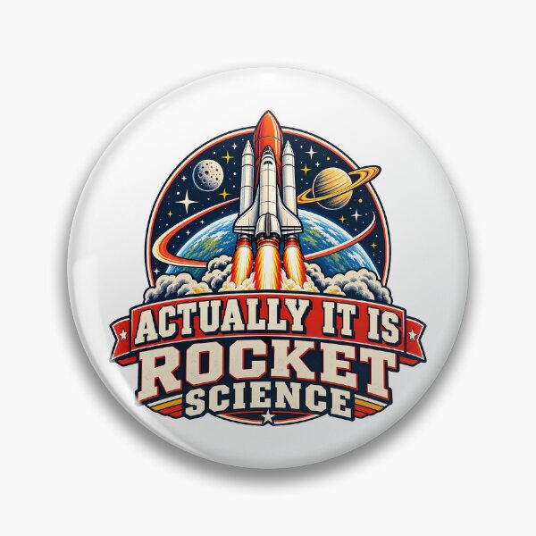 Item preview, Actually It Is Rocket Science Funny Aerospace Engineer Space Shuttle Retro  designed and sold by Photo-Sphere101.