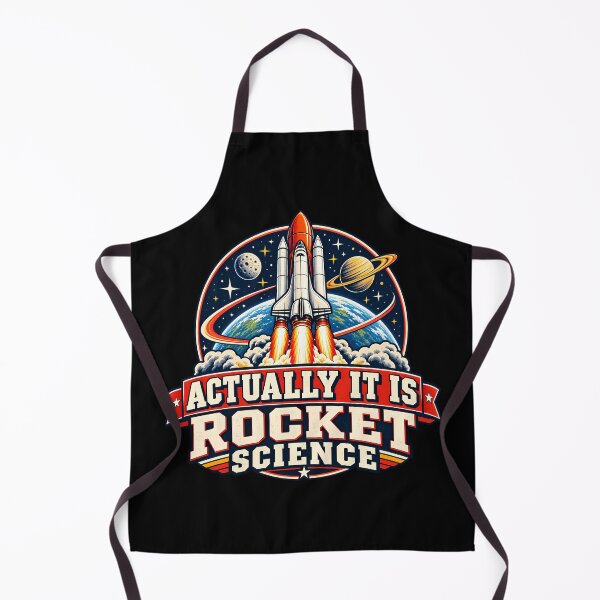 Item preview, Actually It Is Rocket Science Funny Aerospace Engineer Space Shuttle Retro designed and sold by Photo-Sphere101.