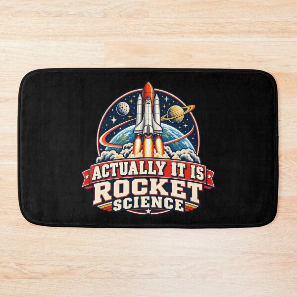 Item preview, Actually It Is Rocket Science Funny Aerospace Engineer Space Shuttle Retro  designed and sold by Photo-Sphere101.