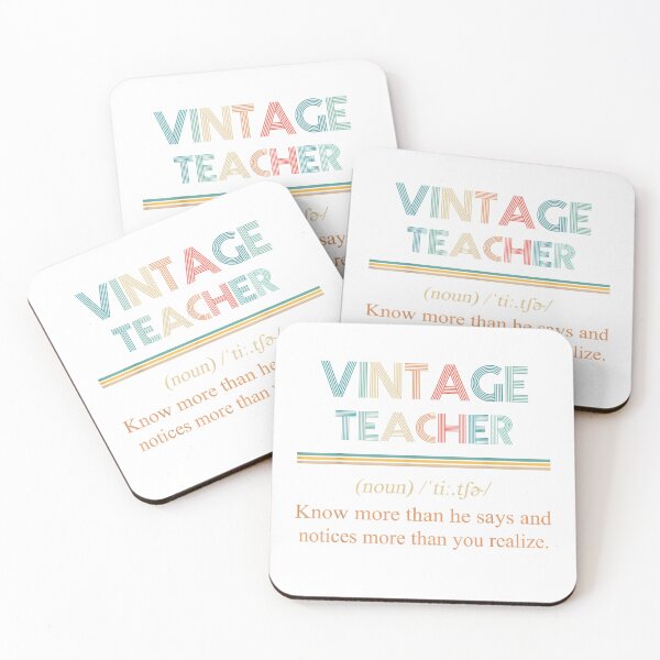 Item preview, Vintage Teacher Noun Definition Knows More Than He Says T-Shirt designed and sold by Magoya Store ⭐⭐⭐⭐⭐.
