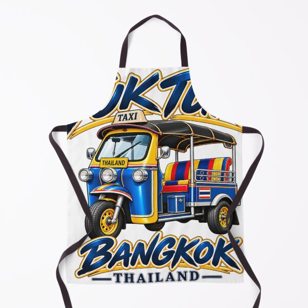 Item preview, Tuk Tuk Bangkok Thailand Vintage Streetwear Graphic designed and sold by Nicha Studio.