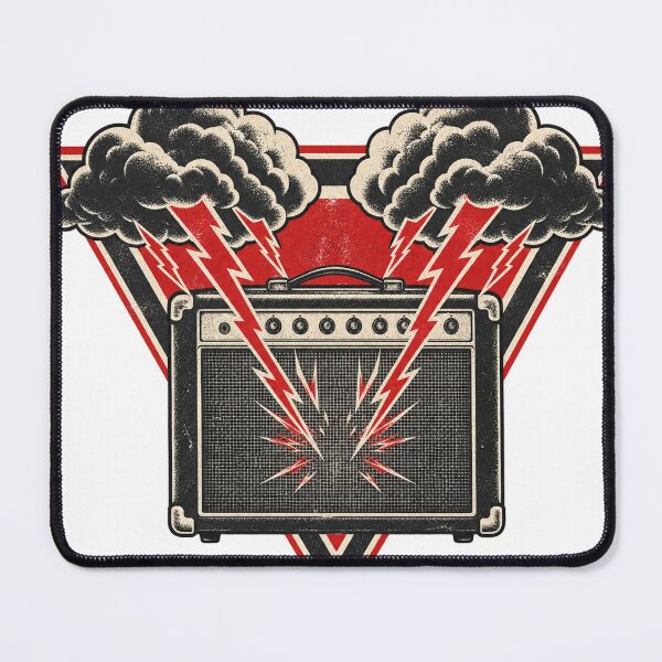 Item preview, Amp Current Rock Music Art designed and sold by S06PMarketing.