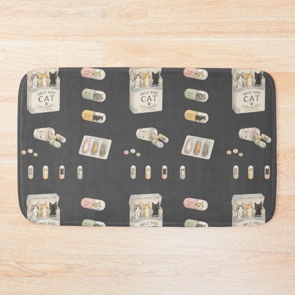 Item preview, Daily Cat Dose of Happiness – Cute Funny Cat Sticker designed and sold by StickerJas.