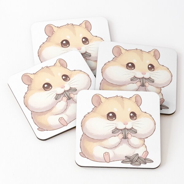 Item preview, Tiny Hamster Stuffing Its Cheeks With - Kawaii Design designed and sold by larbimalki.