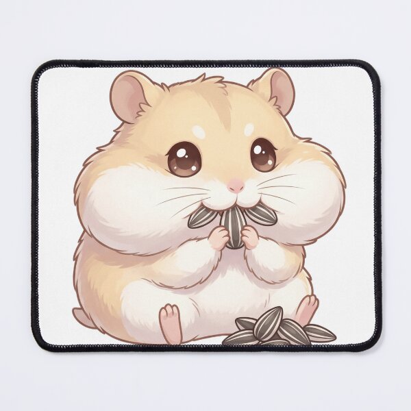 Item preview, Tiny Hamster Stuffing Its Cheeks With - Kawaii Design designed and sold by larbimalki.